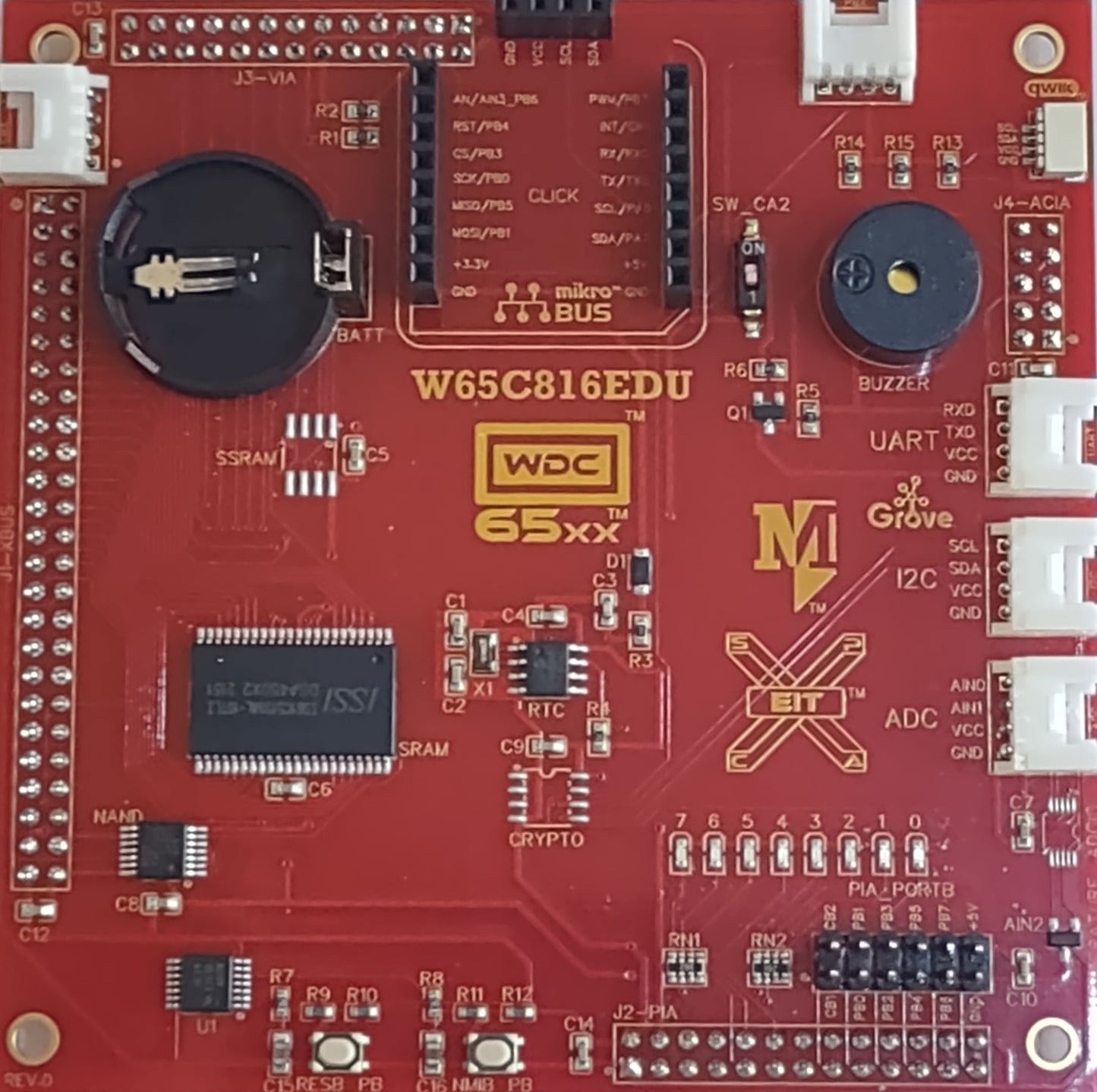W65C816EDU - W65C816SXB Add on Board