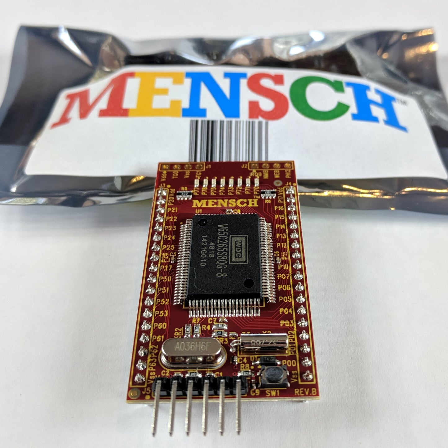 MENSCH Microcomputer - W65C265S Based Microcomputer board