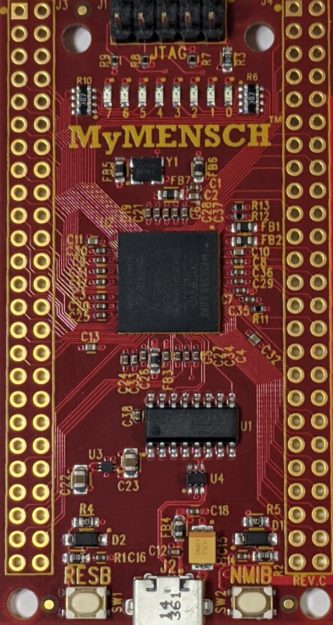 MyMENSCH Rev-C - FPGA Based Board for Learning and Development with the 6502 / 65816Microprocessor Family